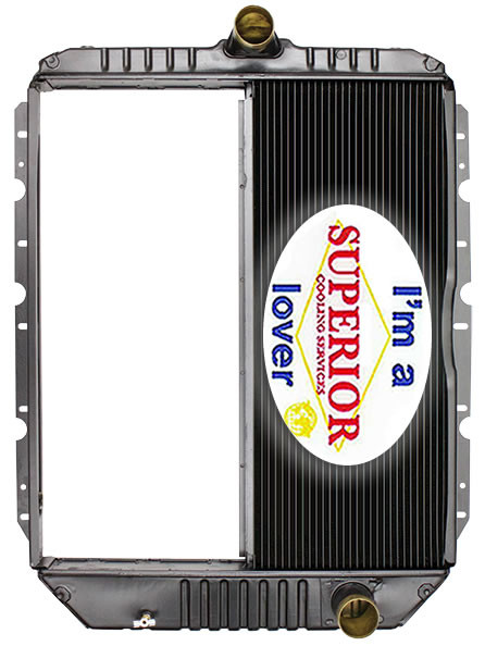 大人気新品  International / Bluebird Bus 3600 3000, Fits: - Radiator 茶