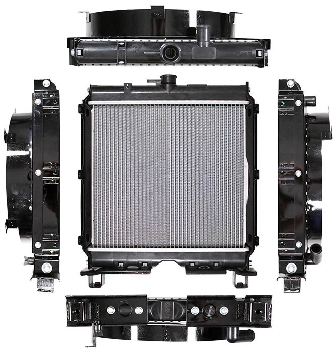 Kubota Radiator - Model A-46 Power Unit - Genie Scissor Lift