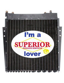 100725A1, A190640 - Engine Oil Cooler for Case / IH Backhoe - Fits Model: 590 Turbo