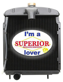 International Tractor Radiator - Fits: A, AV, B, BN Models (Non-Pressurized Systems)