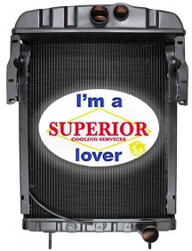 International Tractor Radiator - Fits: M, MD, MDV, MV, SMTA, Super M & Super MDV, W-6, Super W-6
