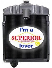 International Tractor Radiator - Fits: 100, 130, 200, 230, Super A, Super C, Farmall A-1, Farmall  AV, Farmall  AV-1, Super AV, Super AV-1