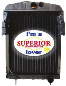 International Tractor Radiator - Fits: M, MD, MDV, MV, SMTA, Super M & Super MDV, W-6, Super W-6