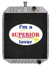 White Tractor Radiator - Fits: 185, 195
