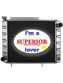 Ford / New Holland Skidsteer Radiator - Fits: L454, L455 & John Deere 570 & Massey Ferguson 575