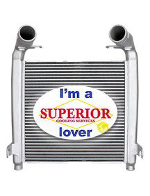 Peterbilt Charge Air Cooler - Fits: 320 & 520 Sanitation Trucks