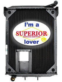 Autocar Xpeditor Radiator - Fits: WX Sanitation Trucks