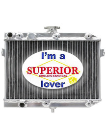 Suzuki ATV Radiator - Fits: 4x4 King Quad LT-A450, LT-A500 & LT-A750