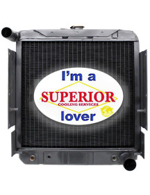 Hyster Forklift Radiator - Fits: P60A