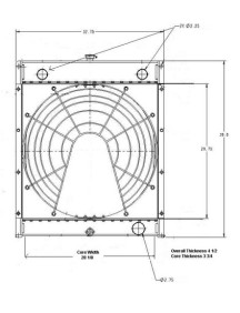 Detroit Diesel 6V-71NA Genset Radiator