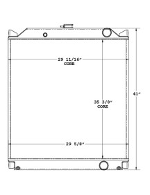Multiquip Radiator - M4923200014