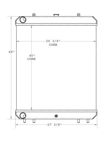 Hitachi Radiator - AE70111002, YA00057104