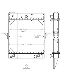 Kalmar / Ottawa Yard Truck Radiator - 90023208