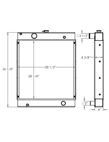 Kohler Generator Radiator - A336663,  1A17485