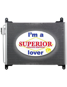 Freightliner Condenser - Fits: Short Grill M2, 106 Series