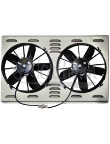 Dual High CFM 12" Electric Fan & Shroud - Z40099