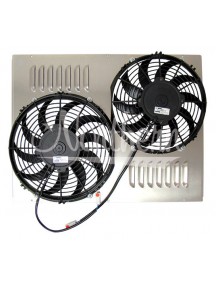 Dual 10 & 11" Electric Fan & Shroud - Z40103