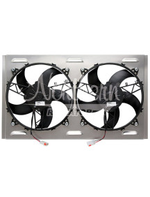 Dual High CFM 11" Electric Fan & Shroud - Z40121