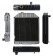 Ford / New Holland Tractor Radiator - Fits: 5110, 5600, 5610, 6410, 6600, 6610, 6810, 7410, 7600, 7600C, 7610, 7610O, 7810