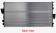 Radiator for Ford Super Duty w/ 6.7L Diesel Engine (Secondary)